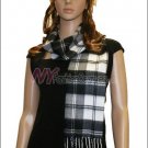 Checker Cashmere Feel  Scarf <br>NY48-01