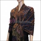 Small Paisley Pashmina <br>Navy