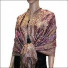 Small Paisley Pashmina <br>Pale Violet Red