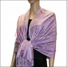 Multi Circle Soft Pashmina <br>Light Purple