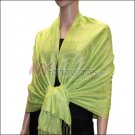 Multi Circle Soft Pashmina <br>Apple Green