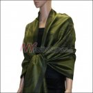 Rose Pattern Pashmina <br>Army Green