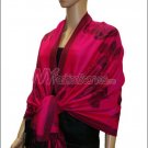 Rose Pattern Pashmina <br>Fusha