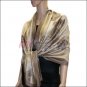 Rose Pattern Pashmina <br>Coffee w/ Beige