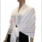 Paisley Pattern Scarf <br>White