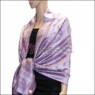 Paisley Pattern Scarf <br>Light Purple