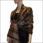 Paisley Pattern Scarf <br>Dark Brown