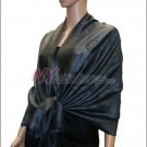 Paisley Pattern Scarf <br>Charcoal