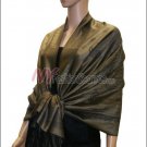 Paisley Pattern Scarf <br>Khaki