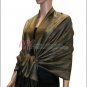 Paisley Pattern Scarf <br>Khaki