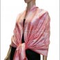 Paisley Pattern Scarf <br>Red w/ Pink