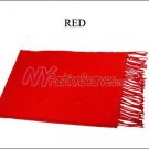Solid Cashmere Feel Scarf Red