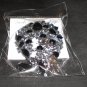 midnight black pin/brooch