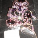 purple pin/brooch
