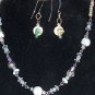 Matching necklace and earring set