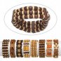 8 Chinese Little leaf Boxwood stretch bracelets