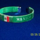 MEXICO Flag Bangle - Green