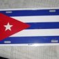 Car License Plate - Cuba Flag