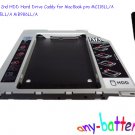 SATA 2nd HDD Hard Drive Caddy for MacBook pro MC118LL/A MB985LL/A MB986LL/A SATA 2nd HDD Hard Drive Caddy for MacBook pro MC118LL/A MB985LL/A MB986LL/A