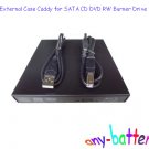 USB External Case Caddy for SATA CD DVD RW Burner Drive USB External Case Caddy for SATA CD DVD RW Burner Drive