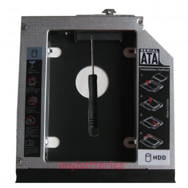 With bezel 2nd HDD SSD hard drive Caddy For HP EliteBook 8460P 8460W 8470P 8470W
