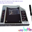 12.7mm 2nd SATA Hard Drive HDD Caddy for Lenovo ThinkPad Edge E430 E425 E420 12.7mm 2nd SATA Hard Drive HDD Caddy for Lenovo ThinkPad Edge E430 E425 E420
