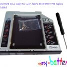 SATA 2nd Hard Drive Caddy for Acer Aspire 4330 4730 7730 replace DVR-TD08RS SATA 2nd Hard Drive Caddy for Acer Aspire 4330 4730 7730 replace DVR-TD08RS