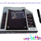 2nd Hard Drive HDD Caddy Adapter For Asus K42 K42F K52 K52F K62 K62F K72 K72F