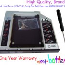 SATA 2nd Hard Drive HDD/SSD Caddy For Dell Precision M4800 M6800 9.5mm Caddy SATA 2nd Hard Drive HDD/SSD Caddy For Dell Precision M4800 M6800 9.5mm Caddy