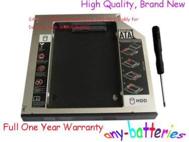 SATA to SATA 2nd Hard Drive SSD HDD Caddy for Dell Precision M4800 M6800