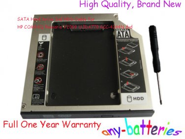 SATA Hard Drive 2nd HDD Caddy for HP COMPAQ Presario V2000 UJDA770 GCC-4244N dvd