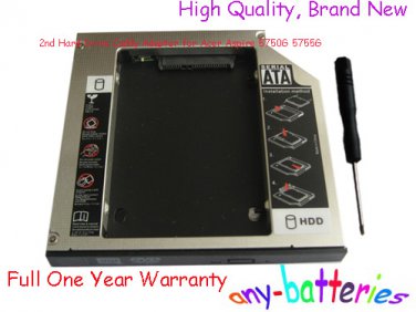 2nd Hard Drive Caddy Adapter for Acer Aspire 5750G 5755G