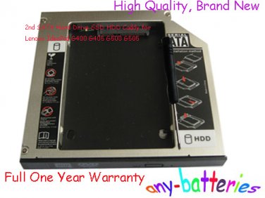 2nd SATA Hard Drive SSD HDD Caddy for Lenovo IdeaPad G400 G405 G500 G505