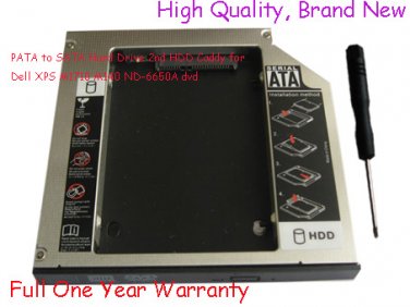 PATA to SATA Hard Drive 2nd HDD Caddy for Dell XPS M1710 M140 ND-6650A dvd