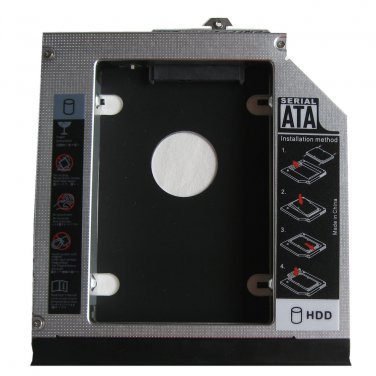 With bezel for HP EliteBook 8560w 8570w 8760w 8770w 2nd HDD SSD hard drive Caddy