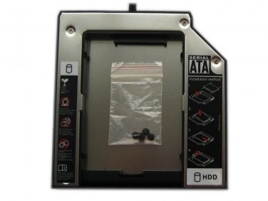 Ultrabay Slim SATA 2nd Hdd Hard Drive Caddy Module Lenovo ThinkPad T400 T500 New