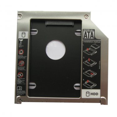 New 2nd SATA HDD Hard Drive Caddy Adapter for Apple MacBook Pro Mac Replacement