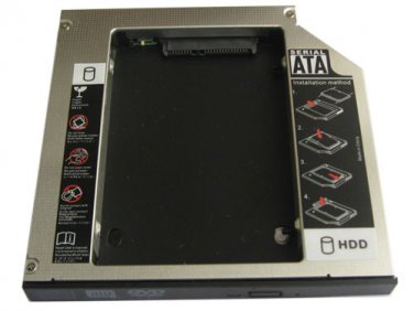2nd HDD SATA Hard Drive Caddy Adapter for HP Compaq NX9420 NW9449