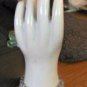 White Ceramic Porcelain Standing Hand Ring Holder #00076