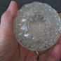 Glass Lidded Teardrop Vanity Ring Holder and Trinket Box #00080