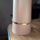 Speidel 7" Gold ID Bracelet Engraved with Joyce #00204