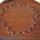 Silver Scallops Silver Balls Bracelet 9" Inch  #00084