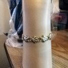 6" Gold Tone bracelet Seashells in Black, Gold and Silver  #00065