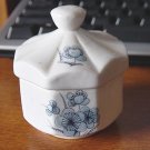 Vintage 1979 Enesco Fine Bone China Jar Trinket Box #00110