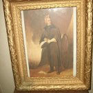 Vintage Gold Picture Frame With Thomas Sully Print 21x18