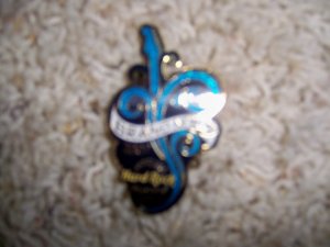 Casino Pin Guitar & Music Logo Hard Rock