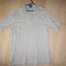 Tan Lands End Golf Shirt XL
