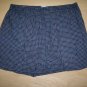Men's Volley Shorts Navy w Red/White Small Checkered Pattern