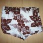 Men's Swim Suit  XL White/Bron Leaf Designed
