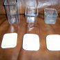 Set Of Three H/D Plastic Storage Jars w Covers